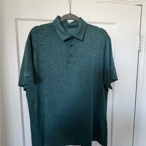 LG Men's Heather Teal Polo